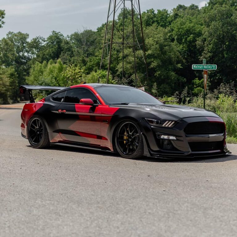 Wrapped Ford Mustang - NWAWrapped.Com | CUSTOM CAR VINYL WRAP